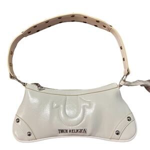 True Religion Small Shoulder Baguette Bag NWOT